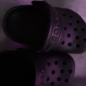 CROCS Kids Black Classic Clog Sandals